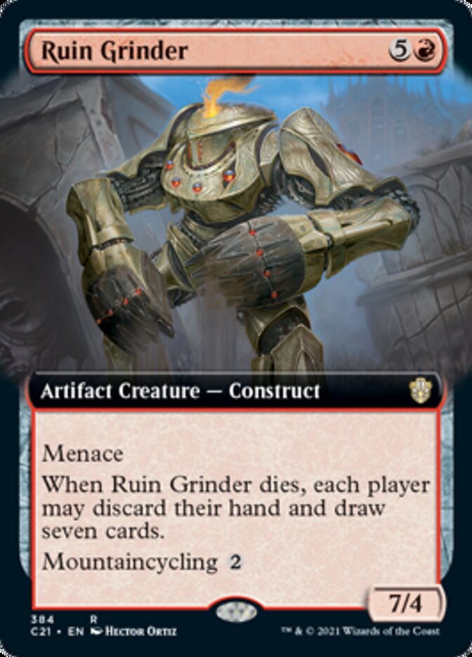 Ruin Grinder (Extended Art) [Commander 2021] | Red Riot Games CA