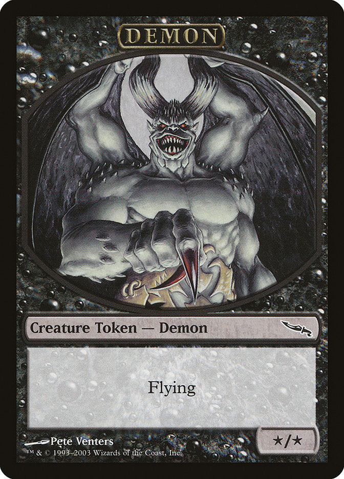 Demon Token [Magic Player Rewards 2003] | Red Riot Games CA