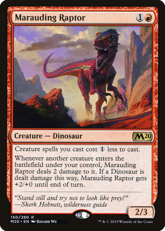 Marauding Raptor [Core Set 2020] | Red Riot Games CA