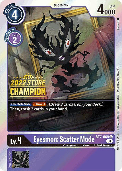 Eyesmon: Scatter Mode [BT7-069] (2022 Store Champion) [Next Adventure Promos] | Red Riot Games CA