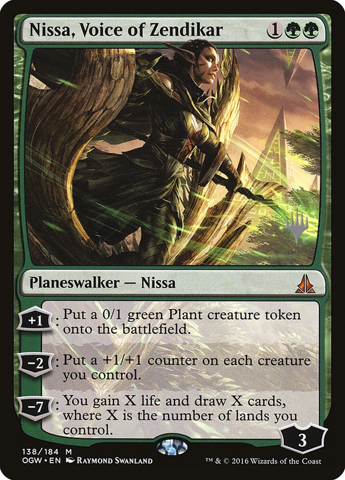 Nissa, Voice of Zendikar (Promo Pack) [Oath of the Gatewatch Promos] | Red Riot Games CA