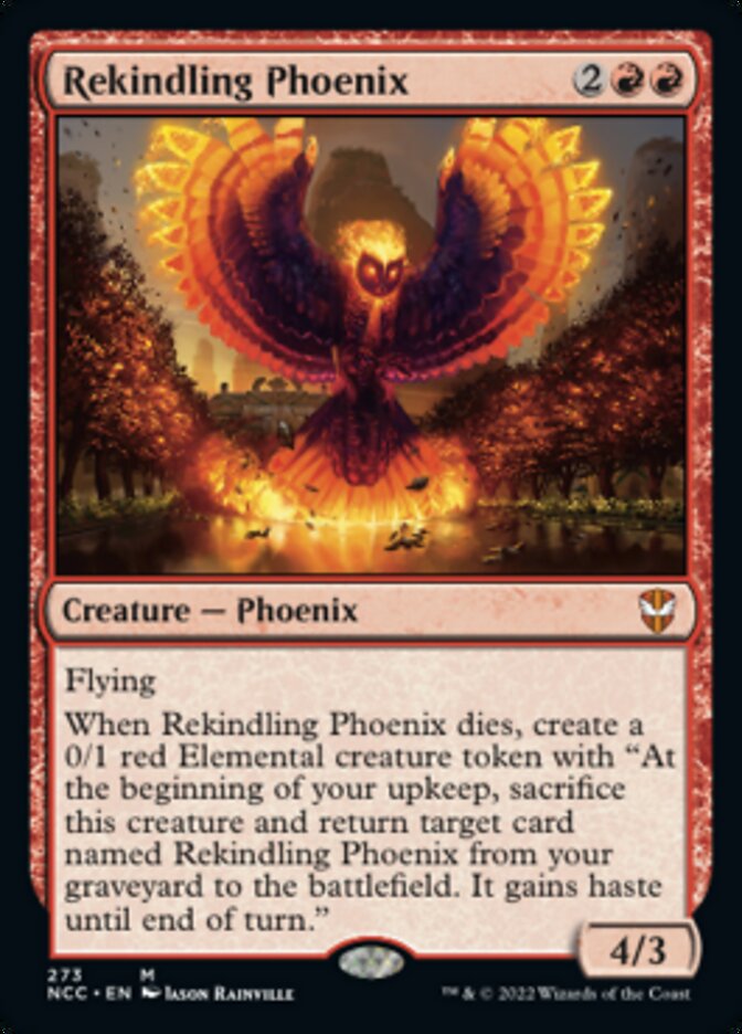 Rekindling Phoenix [Streets of New Capenna Commander] | Red Riot Games CA