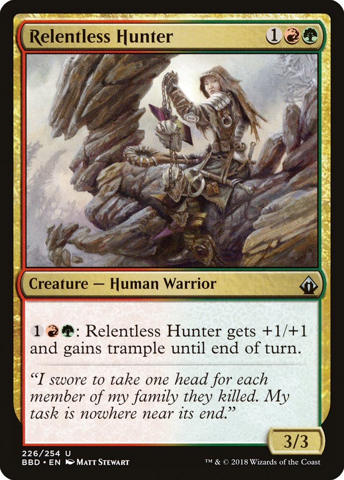 Relentless Hunter [Battlebond] | Red Riot Games CA