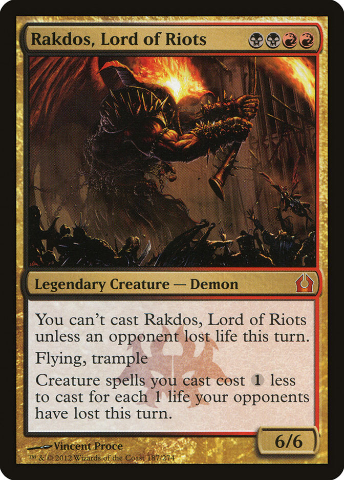 Rakdos, Lord of Riots [Return to Ravnica] | Red Riot Games CA