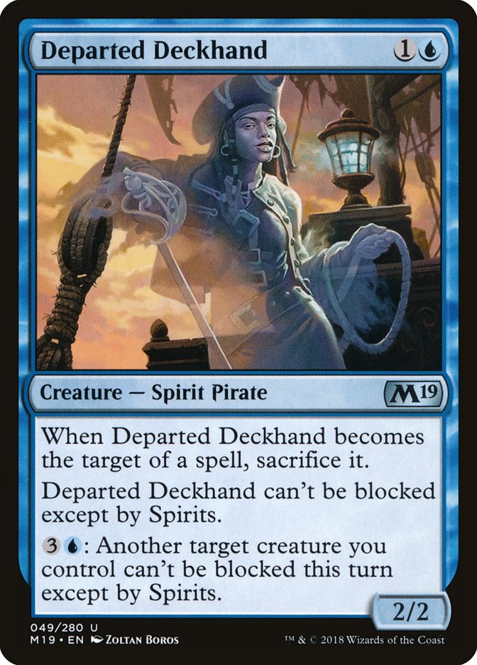 Departed Deckhand [Core Set 2019] | Red Riot Games CA