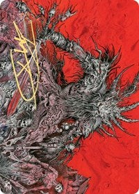 Varragoth, Bloodsky Sire Art Card (Gold-Stamped Signature) [Kaldheim Art Series] | Red Riot Games CA