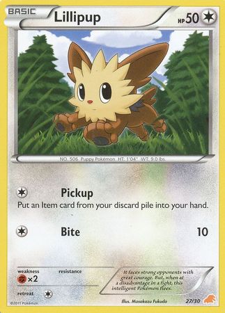 Lillipup (27/30) [Black & White: Trainer Kit - Excadrill] | Red Riot Games CA
