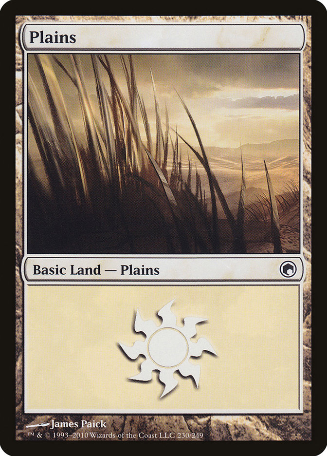 Plains (230) [Scars of Mirrodin] | Red Riot Games CA