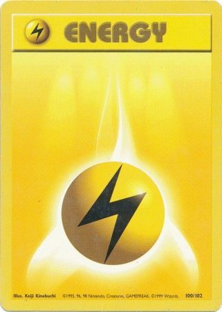 Lightning Energy (100/102) [Base Set Unlimited] | Red Riot Games CA