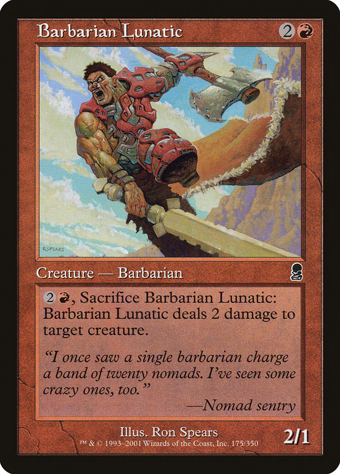 Barbarian Lunatic [Odyssey] | Red Riot Games CA