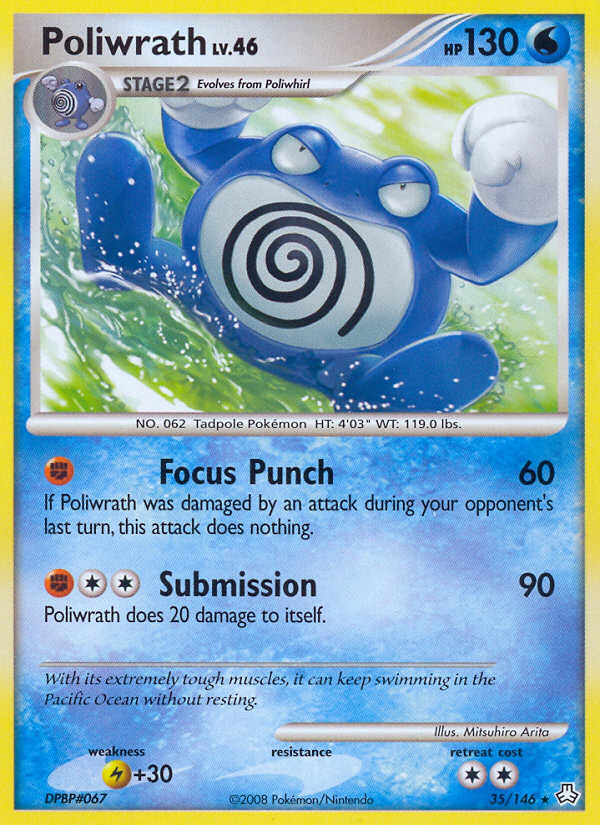 Poliwrath (35/146) [Diamond & Pearl: Legends Awakened] | Red Riot Games CA