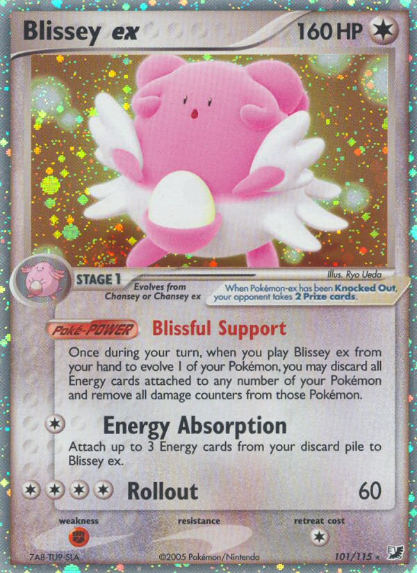 Blissey ex (101/115) [EX: Unseen Forces] | Red Riot Games CA