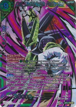Cell, Unthinkable Perfection (BT9-113) [Universal Onslaught] | Red Riot Games CA