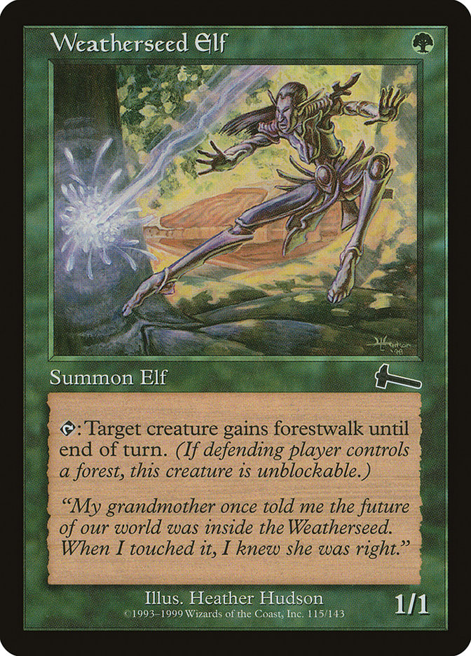 Weatherseed Elf [Urza's Legacy] | Red Riot Games CA