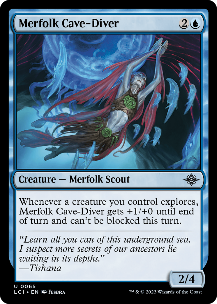 Merfolk Cave-Diver [The Lost Caverns of Ixalan] | Red Riot Games CA