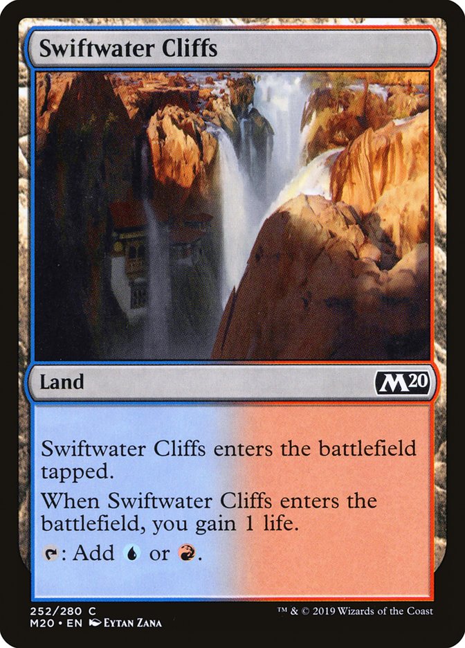Swiftwater Cliffs [Core Set 2020] | Red Riot Games CA