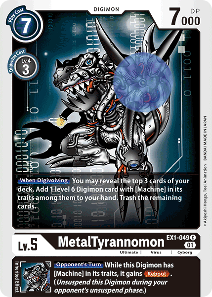 MetalTyrannomon [EX1-049] [Classic Collection] | Red Riot Games CA