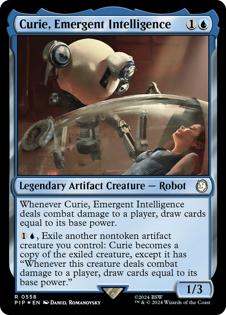 Curie, Emergent Intelligence (Surge Foil) [Fallout] | Red Riot Games CA