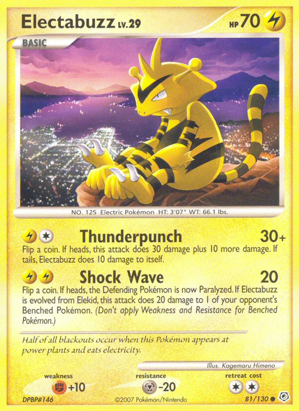 Electabuzz (81/130) [Diamond & Pearl: Base Set] | Red Riot Games CA