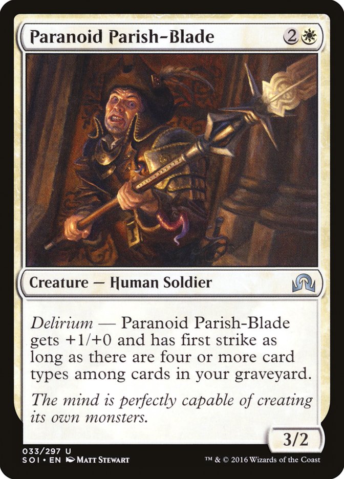 Paranoid Parish-Blade [Shadows over Innistrad] | Red Riot Games CA