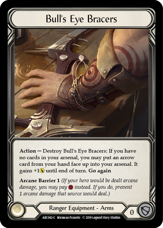 Bull's Eye Bracers [ARC042-C] (Arcane Rising)  1st Edition Cold Foil | Red Riot Games CA