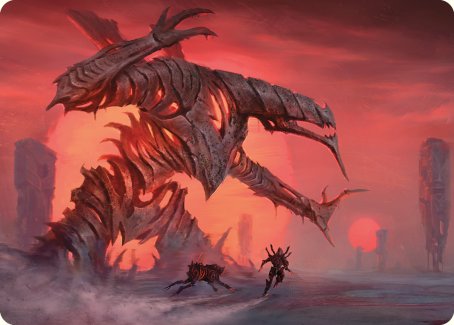 Red Sun's Zenith Art Card [Phyrexia: All Will Be One Art Series] | Red Riot Games CA