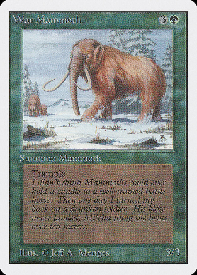 War Mammoth [Unlimited Edition] | Red Riot Games CA