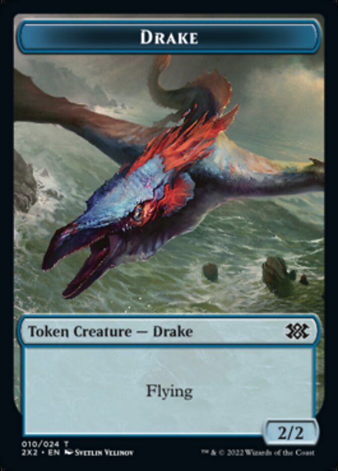 Drake // Eldrazi Scion Double-Sided Token [Double Masters 2022 Tokens] | Red Riot Games CA