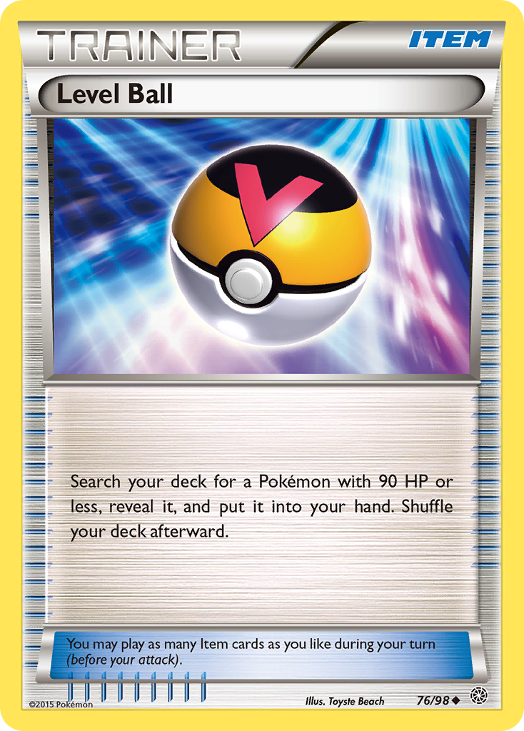 Level Ball (76/98) [XY: Ancient Origins] | Red Riot Games CA