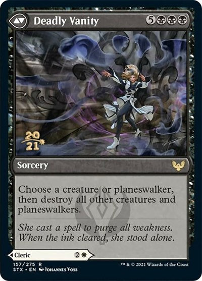 Selfless Glyphweaver // Deadly Vanity [Strixhaven: School of Mages Prerelease Promos]