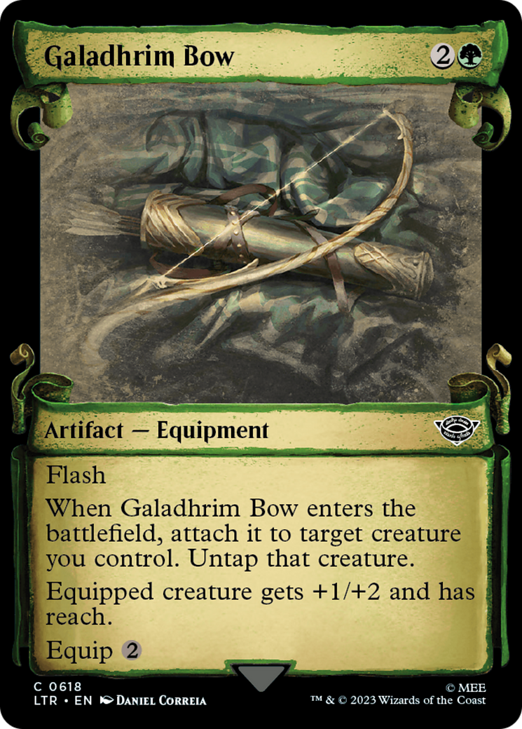 Galadhrim Bow [The Lord of the Rings: Tales of Middle-Earth Showcase Scrolls] | Red Riot Games CA