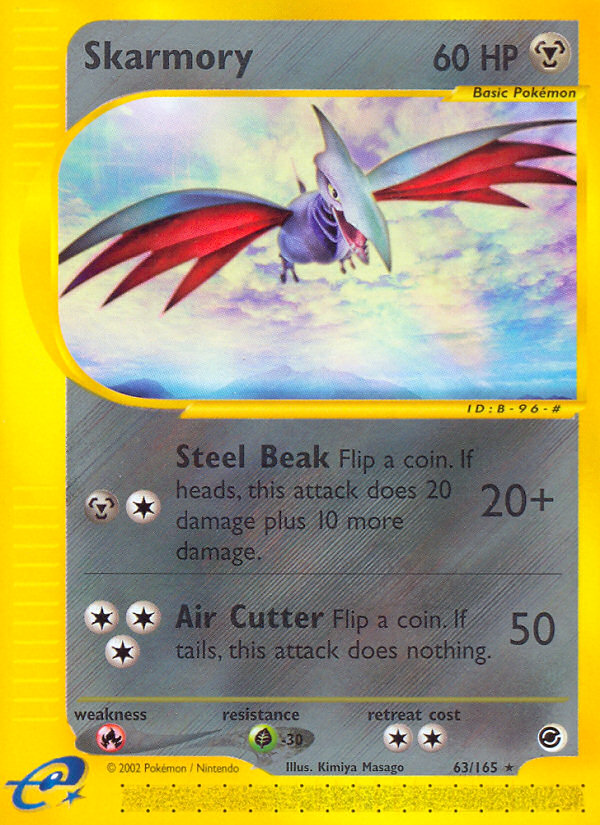 Skarmory (63/165) [Expedition: Base Set] | Red Riot Games CA