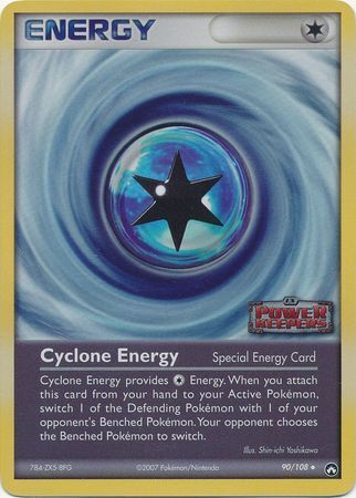 Cyclone Energy (90/108) (Stamped) [EX: Power Keepers] | Red Riot Games CA