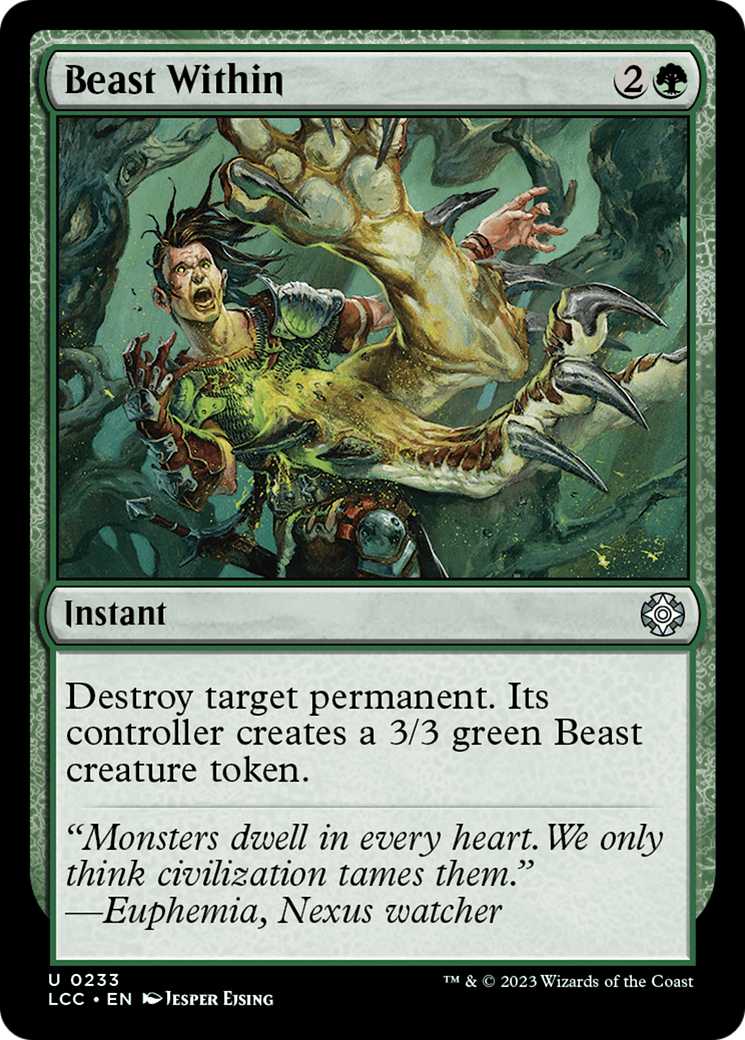Beast Within [The Lost Caverns of Ixalan Commander] | Red Riot Games CA