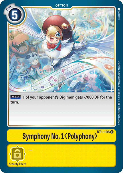 Symphony No.1 (Polyphony) [BT1-106] [Release Special Booster Ver.1.0] | Red Riot Games CA