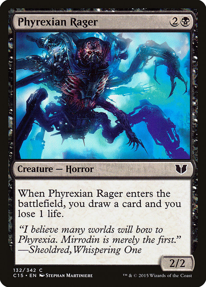 Phyrexian Rager [Commander 2015] | Red Riot Games CA