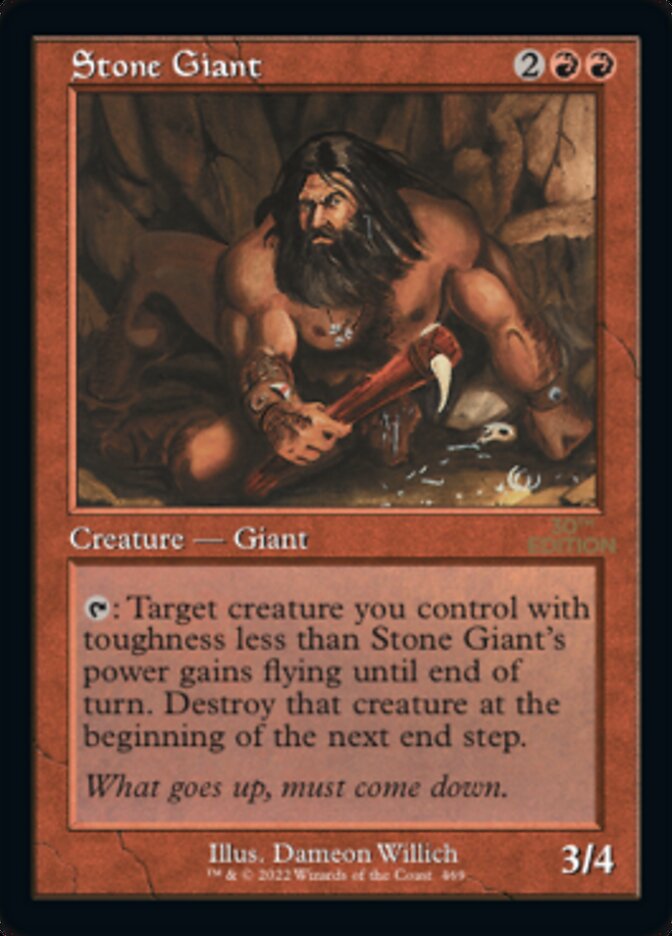 Stone Giant (Retro) [30th Anniversary Edition] | Red Riot Games CA