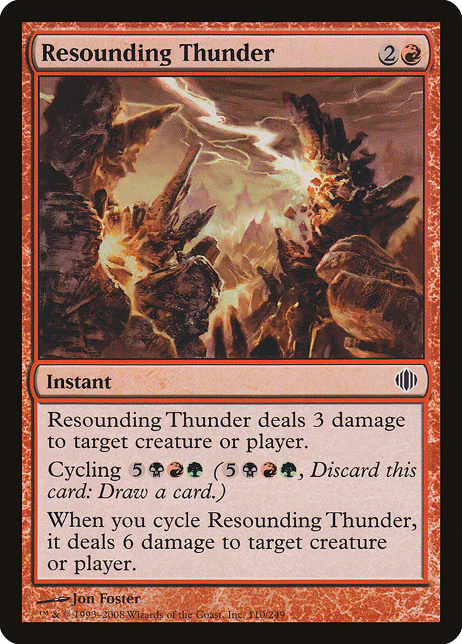 Resounding Thunder [Shards of Alara] | Red Riot Games CA