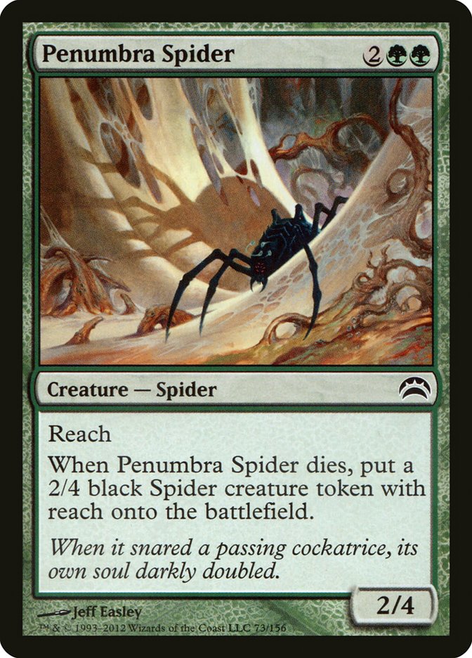 Penumbra Spider [Planechase 2012] | Red Riot Games CA
