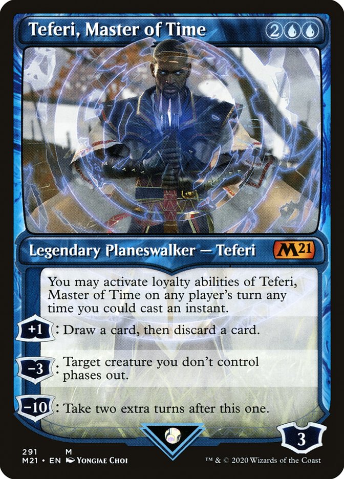 Teferi, Master of Time (Showcase) (291) [Core Set 2021] | Red Riot Games CA