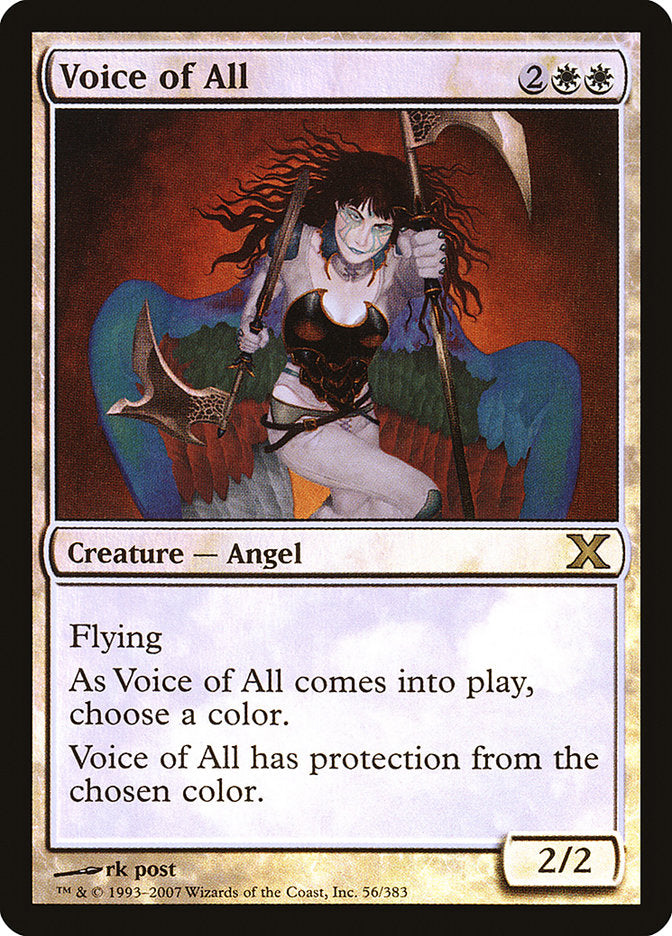 Voice of All (Premium Foil) [Tenth Edition] | Red Riot Games CA