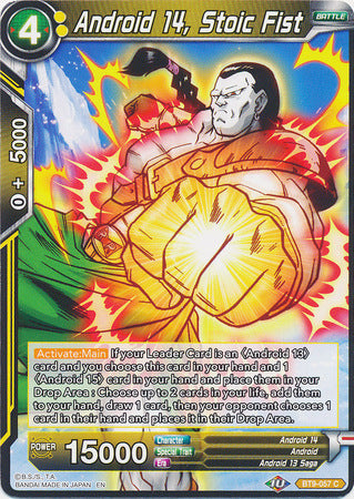 Android 14, Stoic Fist (BT9-057) [Universal Onslaught] | Red Riot Games CA