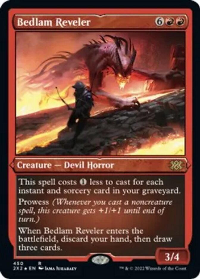 Bedlam Reveler (Foil Etched) [Double Masters 2022] | Red Riot Games CA