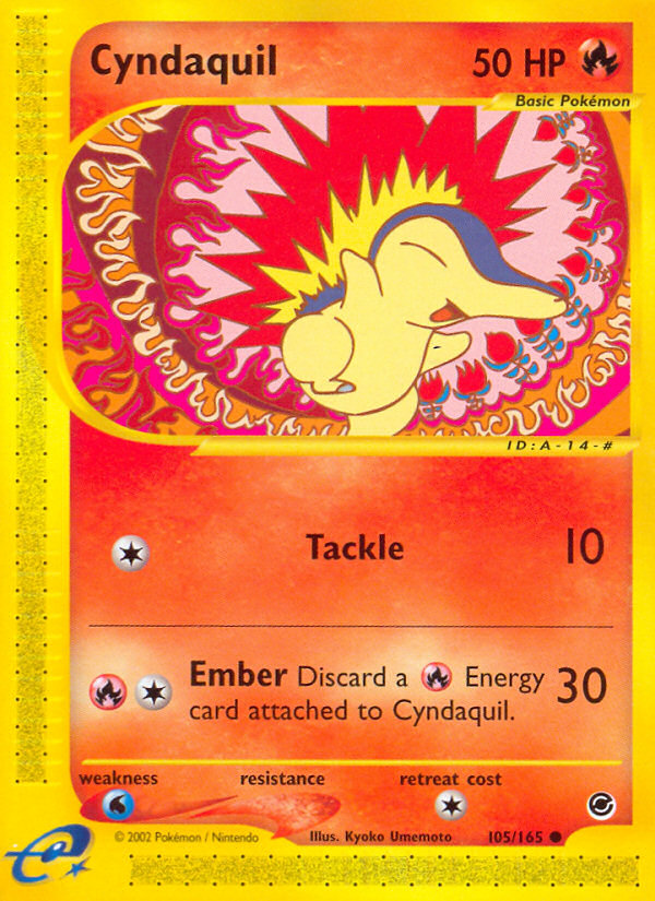 Cyndaquil (105/165) [Expedition: Base Set] | Red Riot Games CA