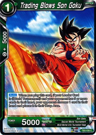 Trading Blows Son Goku (TB2-036) [World Martial Arts Tournament] | Red Riot Games CA