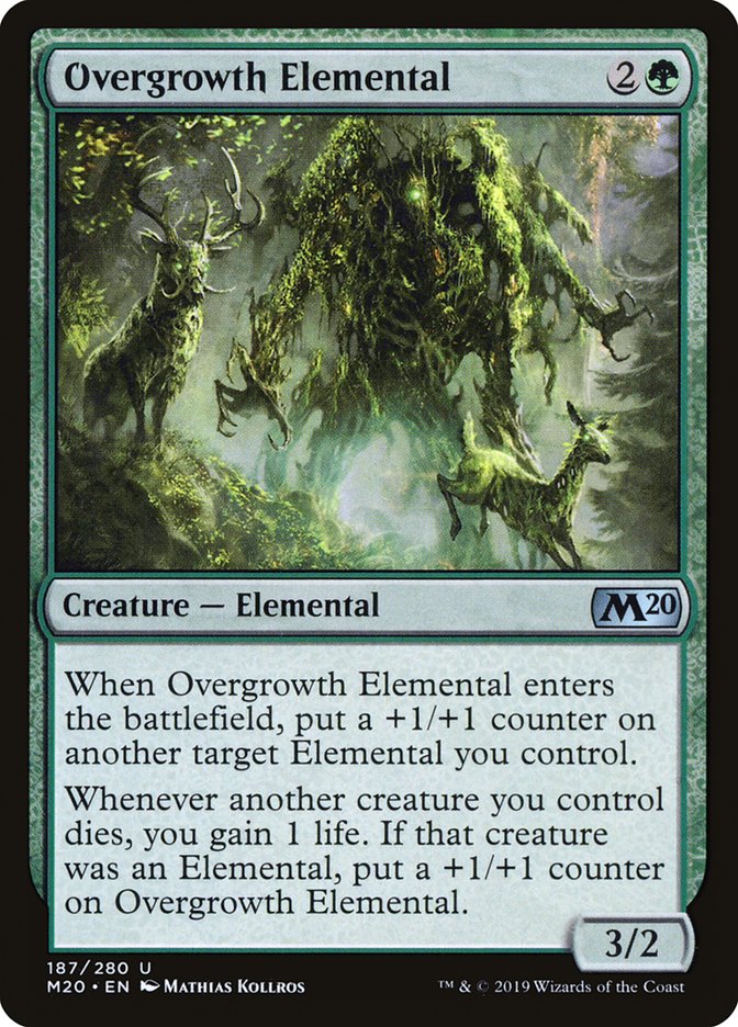 Overgrowth Elemental [Core Set 2020] | Red Riot Games CA