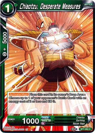 Chiaotzu, Desperate Measures (BT7-064) [Assault of the Saiyans] | Red Riot Games CA