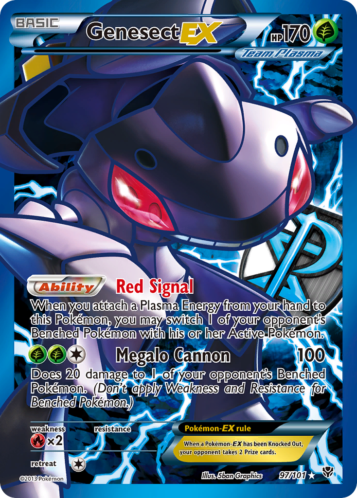 Genesect EX (97/101) [Black & White: Plasma Blast] | Red Riot Games CA