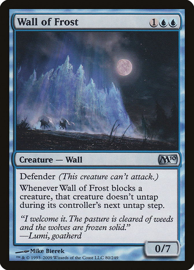 Wall of Frost [Magic 2010] | Red Riot Games CA