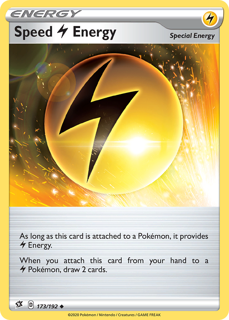 Speed Lightning Energy (173/192) [Sword & Shield: Rebel Clash] | Red Riot Games CA